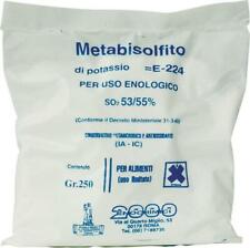Metabisolfito potassio enologi usato  Capua