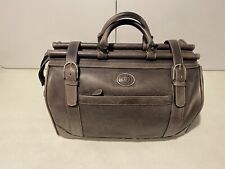 Authentic Grey Leather Gucci Weekender Duffle Tote for sale  Chicago