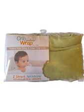 Berço envoltório por Trend Lab verde 2 estreito 8 polegadas trilho proteção roupa de cama para bebê NOVO comprar usado  Enviando para Brazil