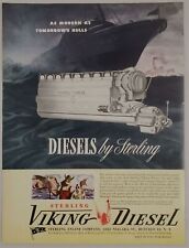 1945 Impressão Anúncio Esterlina Viking Diesel Motores Marinhos Buffalo, Nova York comprar usado  Enviando para Brazil