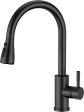 Kitchen Sink Taps Mixer with Pull Out Spray, Swivel Single Handle High Arc Pull  for sale  Shipping to South Africa