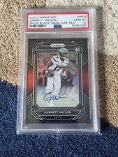 2022 Panini Chronicles Prizm Black Red #12 Garrett Wilson RC ROOKIE Auto 01/99 for sale  Shipping to South Africa