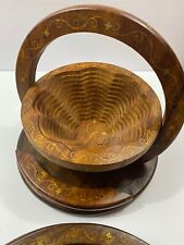 Wooden collapsing bowls for sale  Garnett
