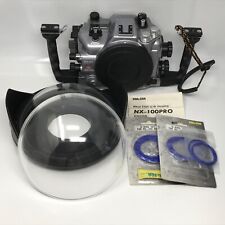 Carcasa submarina Sea & Sea NX-100 Pro para cámara Nikon F100 con puerto cúpula de 8 segunda mano  Embacar hacia Argentina