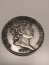 gioacchino napoleone 1813 5 lire usato  Italia