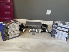 Sony PS2 Playstation 2 Console Fat Grise Silver Edition + 27 jeux + 3 manettes   d'occasion  Remiremont