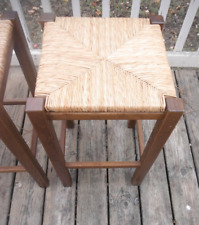 4 rush set stools seat for sale  Lake Geneva