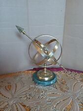 Used, Brass Armillary Sphere Astrolabe On Marble Base Maritime Nautical & Collectible for sale  Shipping to South Africa