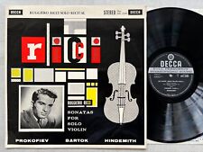 RICCI - DECCA SXL 2240 1E/1E ED1 - RECITAL EN SOLITARIO - PROKOFIEV / BARTOK / HINDEMITH segunda mano  Embacar hacia Argentina