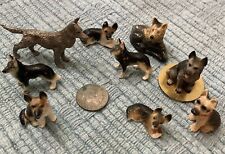 Lote de 9 estatuetas em miniatura de pastor alemão ou belga Malinois comprar usado  Enviando para Brazil