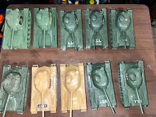 Lote de 10- Tanques do Exército dos EUA Vintage Brinquedo Plástico 5” Verde e Bronzeado Fabricados na China comprar usado  Enviando para Brazil