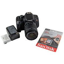 Used, Canon EOS Rebel T5i 700D 18MP DSLR w/ 18-55mm IS STM Lens 128GB SD Card FREE SHP for sale  Shipping to South Africa
