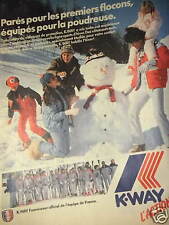 1982 advertisement way d'occasion  Expédié en Belgium