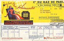 Invoice gas paris d'occasion  Expédié en Belgium