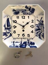 Delft wall clock for sale  Bethpage