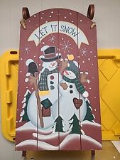 let snow decorative sled for sale  Houston