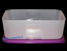 Tupperware Freezer Mates Container Large Deep Rectangle 6.5 Cups Purple Vintage for sale  Shipping to South Africa