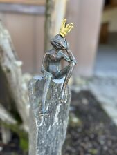 Bronze froschkönig vergoldete gebraucht kaufen  Hohberg