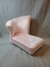 Cadeira American Girl julho 2008 rosa desmaio sofá veludo sentar e descansar comprar usado  Enviando para Brazil