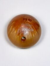 AMF Strike line Bowling Ball “Orlando” Engraved Drilled Gold Marble 10.5lbs Vtg for sale  Shipping to South Africa