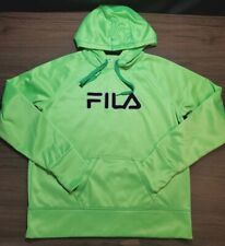 FILA Pullover Hoodie Women's Size Large Long Sleeve Spell Out Logo Kango Pocket for sale  Shipping to South Africa
