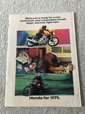 Honda range brochure for sale  NANTWICH