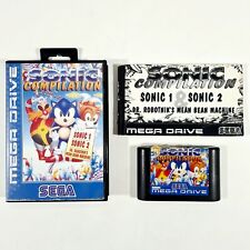 1995 Sega Mega Drive Jogo Sonic Compilation Complete Pal Robotnik *P&P Grátis * / comprar usado  Enviando para Brazil