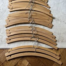 Natural wooden coat hangers - 28 for sale  Shipping to South Africa