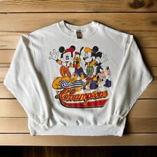 Moletom vintage década de 1980 Disney Mickey Mouse Champions gola redonda tamanho grande, usado comprar usado  Enviando para Brazil