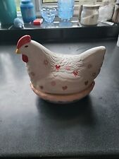 Large ceramic hen for sale  SWANSEA
