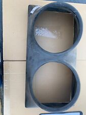 SCRATCHED/DENTED DOUBLE 10  fiberglass speaker box FACEPLATE MDF BLACK F210-10 for sale  Shipping to South Africa