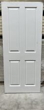 WHITE FLUSH SOLID 4 PANEL FD30 FIRE  DOOR 1981mm X 813mm  X 44mm L@@k !!! for sale  Shipping to South Africa