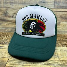 Boné Bob Marley Masculino Caminhoneiro Verde Snapback Jamaicano Reggae One Love Ball comprar usado  Enviando para Brazil