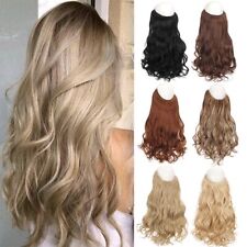 Synthetic 24 Inches No Clips In Natural Hidden Secret False Hair Piece Extension for sale  Shipping to South Africa