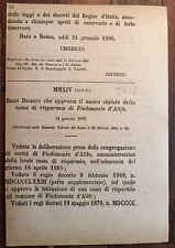 Piedimonte alife 1886 usato  Italia