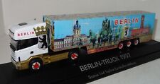 Herpa SCANIA 144 Topline BERLIN-TRUCK 1997 Koffersattelzug 1:87 PC+OVP (SB1312), usado comprar usado  Enviando para Brazil