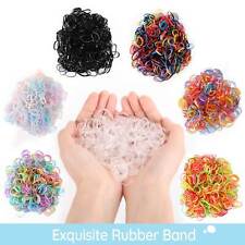 Various Colors Mini Hair Elastics Rubber Bands Braids Braiding Plaits Bands for sale  LEICESTER