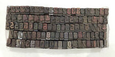 Tipografía de bloque tipo tipo tipo tipo de impresión tipo tipo tipográfica 111 piezas 13 mm #DM-6 segunda mano  Embacar hacia Argentina