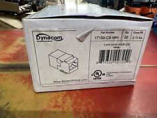 Dynacom 17159-C6-WH White Cat 6 acoplador de dados caixa de 25, usado comprar usado  Enviando para Brazil