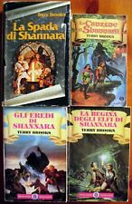 Lotto 4 libri fantasy Ciclo di Shannara Terry Brooks Spada Eredi Elfi Oscar CDE usato  Viu