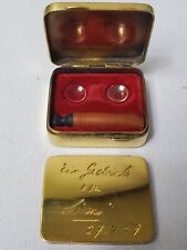 RARO Spitzbarth Zurich prata esterlina ouro dourado caixa de lentes de contato década de 1950 comprar usado  Enviando para Brazil