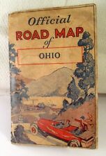 EARLY Vintage OFFICIAL AUTO ROAD MAP OF OHIO RAND McNALLY JUNIOR  for sale  Salem