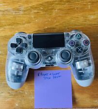 Controlador Inalámbrico Sony PlayStation 4 Cristal Limpio Blanco Dualshock (PARA REPUESTOS) segunda mano  Embacar hacia Argentina