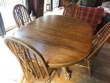 Solid oak dining for sale  Weatherly