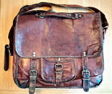 Vintage leather briefcase for sale  BARNSLEY