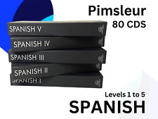 Usado, Pimsleur SPANISH - Levels 1, 2, 3, 4, & 5 -Gold Edition Audio Course  - 80 CD's segunda mano  Embacar hacia Argentina