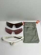 Gafas de sol Spy Optics blancas con tornillo con 2 lentes intercambiables y bolsa segunda mano  Embacar hacia Argentina