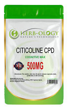 Citicolina Vegetariana CDP 500mg | 30 - 120 Cápsulas Recall Elemental Herb-ology comprar usado  Enviando para Brazil