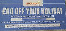 Jet2 money voucher for sale  DOWNPATRICK