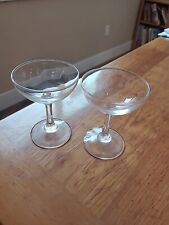 2 Vintage Coupe Champagne Glasses for sale  Shipping to South Africa
